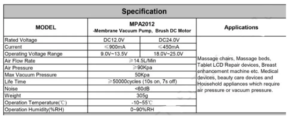 YIMAKER микро вакуумный насос DC12V 24 в 50 кПа низкий уровень шума Большой разветвитель потока сепаратор мембранные всасывающие мини воздушные насосы