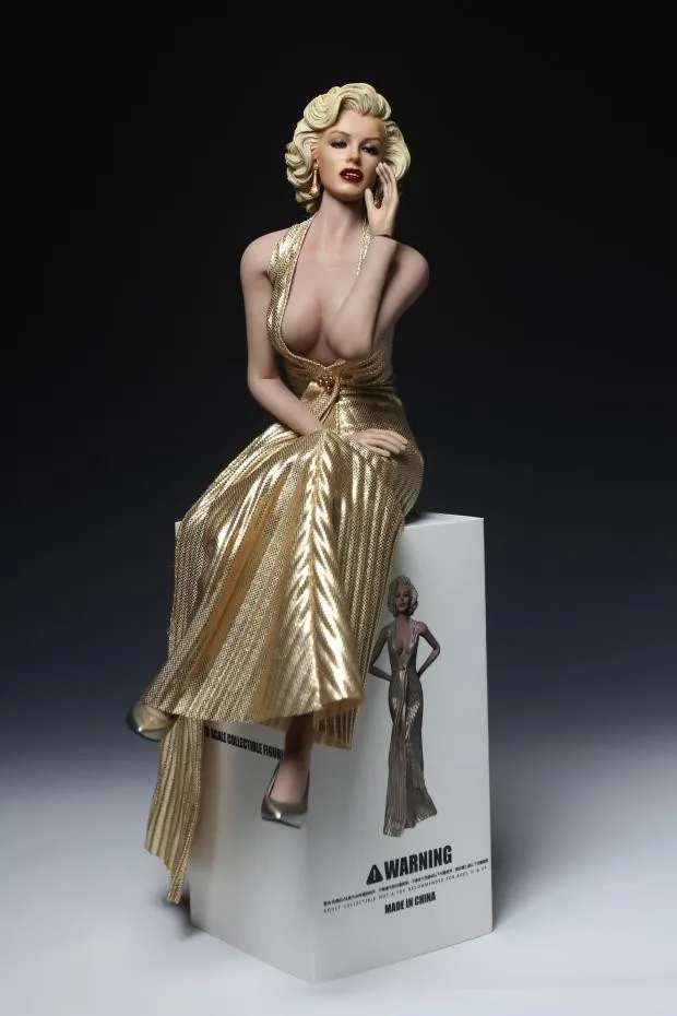 

1/6 Scale Famous Star Marilyn Monroe Whole Set Figures Head Body Dress with Shoes for 12" Action Figures bodies Toys Gifts