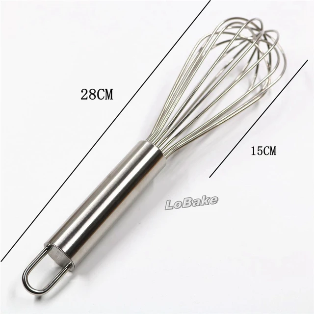 StainLess Steel Whisk 30cm 16 wires High Class Luxury Style Egg Beater Heavy  duty Whist Kitchenware Kitchen Tool Cusine Utensil - AliExpress