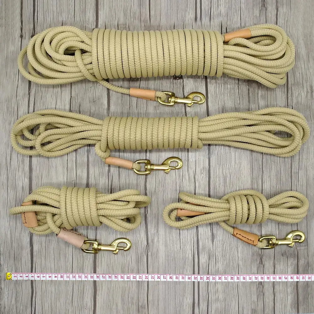 Durable Dog Tracking Leash Nylon Long Leads Rope Pet Training Walking  Leashes 3m 5m 10m 20m For Medium Large Dogs Non-slip