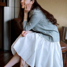 Девушка Мори милое хлопковое плиссированное платье принцессы с эластичной резинкой на талии, большая юбка в стиле Лолиты, белая юбка в готическом стиле, Женские базовые юбки Saia