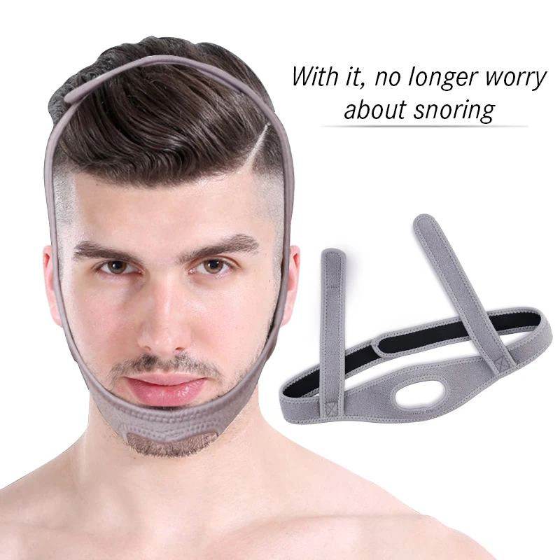 

Anti-Snoring Chin Strap Relieve Apnea Sleeping Aid Stop Snoring Chin Belt Anti Snore Equipment Anti Snore Bandage Health Care