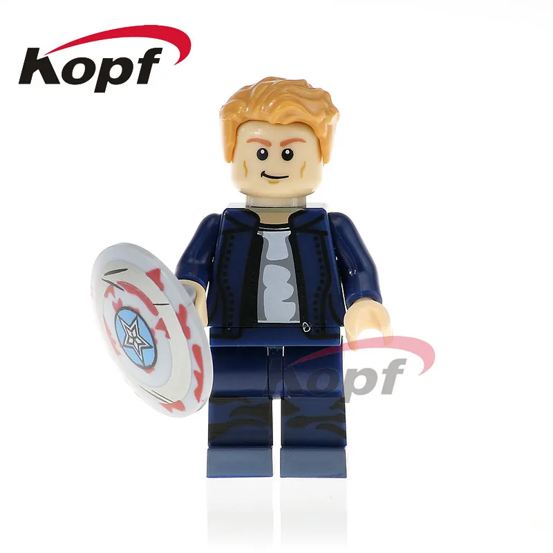 

Single Sale Building Blocks Super Heroes Captain America Batman Deadpool Wolverine Dolls Action Bricks Children Gift Toys PG383