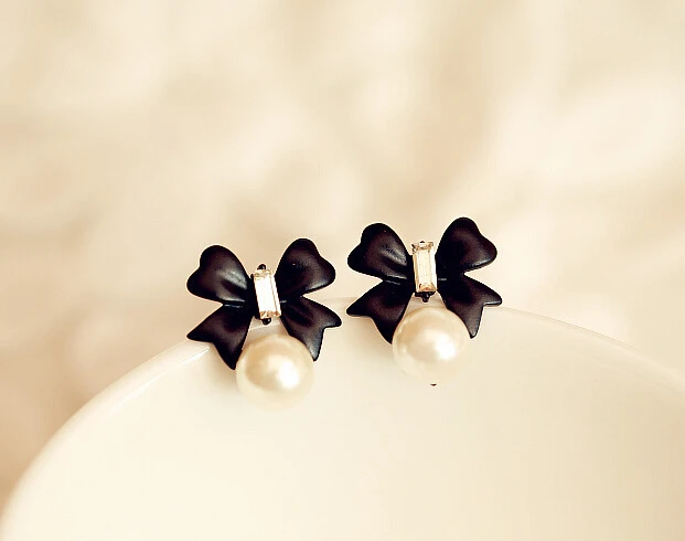 2015 new Korean bow pearl jewelry wholesale pearl ...