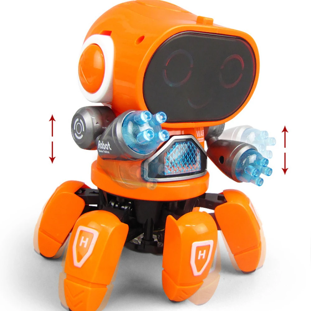 Dancing robot Action Figure Toy Electronic intelligent Walking Robot Toy for Boys Children Birthday Gift
