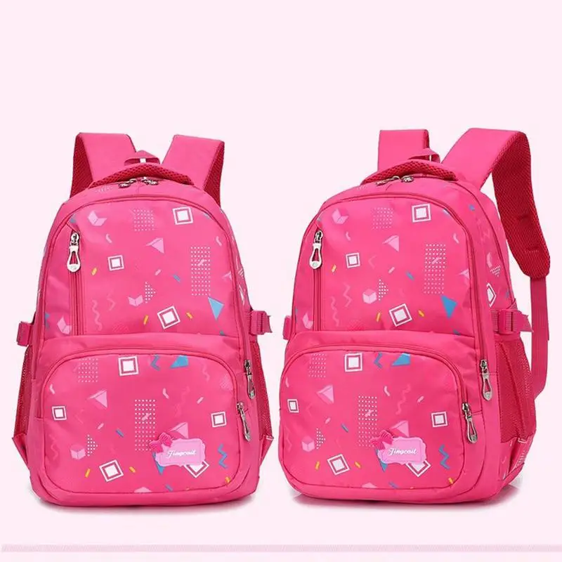 Легкая школьная сумка с принтом, рюкзак для девочек, школьная сумка, водонепроницаемая сумка, детская книга, рюкзак для детей, Mochila - Цвет: Red