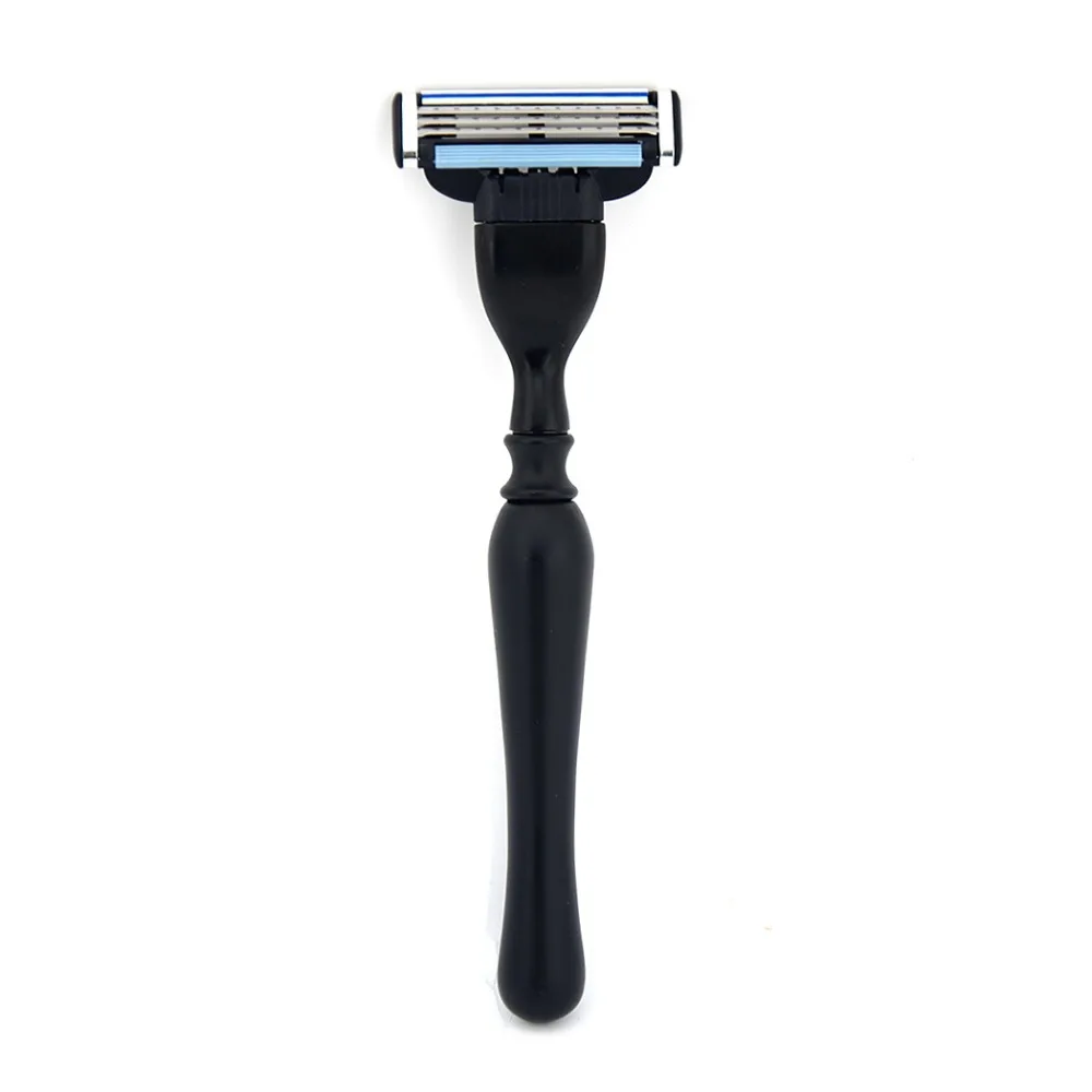 

ZY Men Safety Shave Razor Refills mach3 Shaving Razor Alloy Handle Barber Shaver Best Men Shave Tool