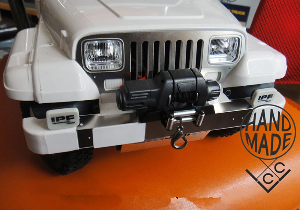 show original title Details about   Metal front grill DIY Accessory for RC Car 1/10 Tamiya CC01 Wrangler CDE 