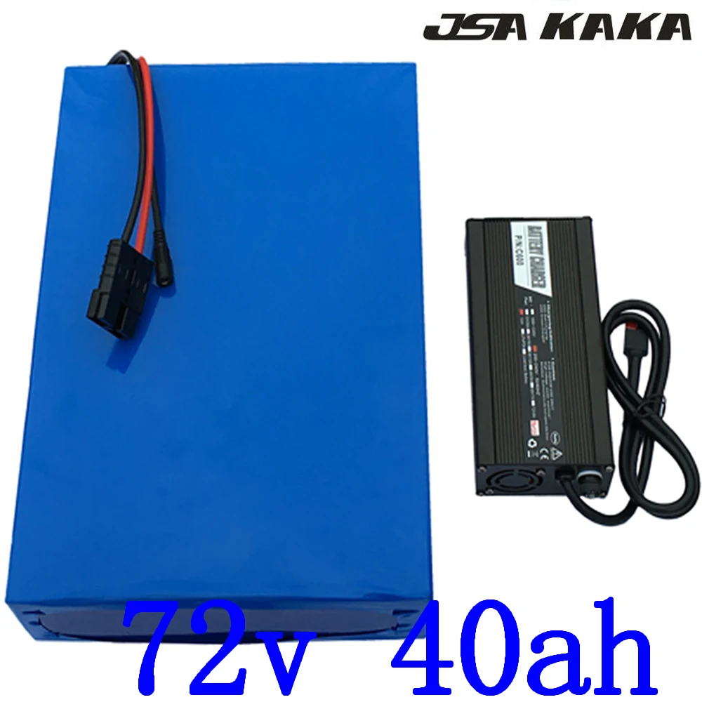 Cheap Chance of  72V 5000W 6000W electric scooter battery 72v 40ah electric bicycle battery use LG cell 20S 72v ebik