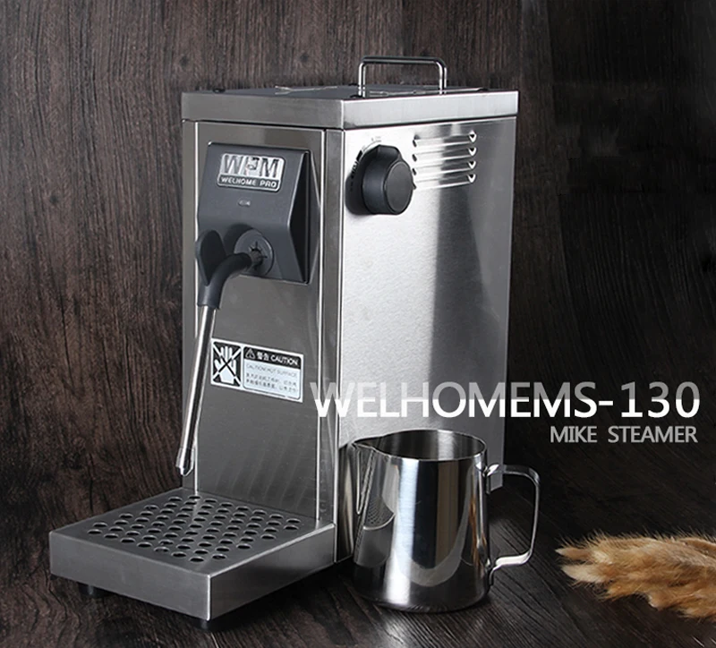 

220V MS-130 Commercial Professional Pump Pressure Milk Frother/Fully Automatic Milk Steamer Coffee Frother Milk Foam Machine