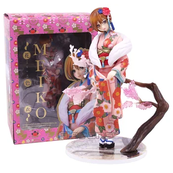 

VOCALOID Hatsune Miku Meiko Kimono Ver. 1/8 Scale PVC Figure Collectible Model Toy 19cm