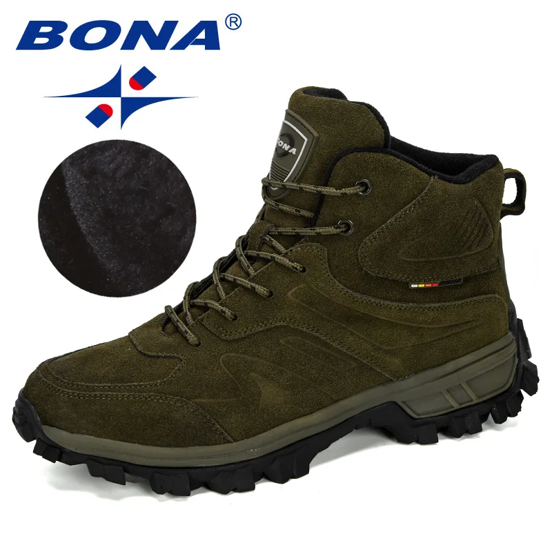 Cena BOAN 2019 nowi projektanci buty górskie mężczyźni antypoślizgowe nosić buty wspinaczkowe Outdoor Men polowanie trampki trekkingowe wygodne