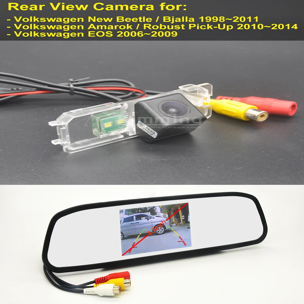 

Car Rear View Camera for Volkswagen VW New Beetle Bjalla Amarok Robust EOS Wireless Reversing Parking Backup Camera Mirror kit