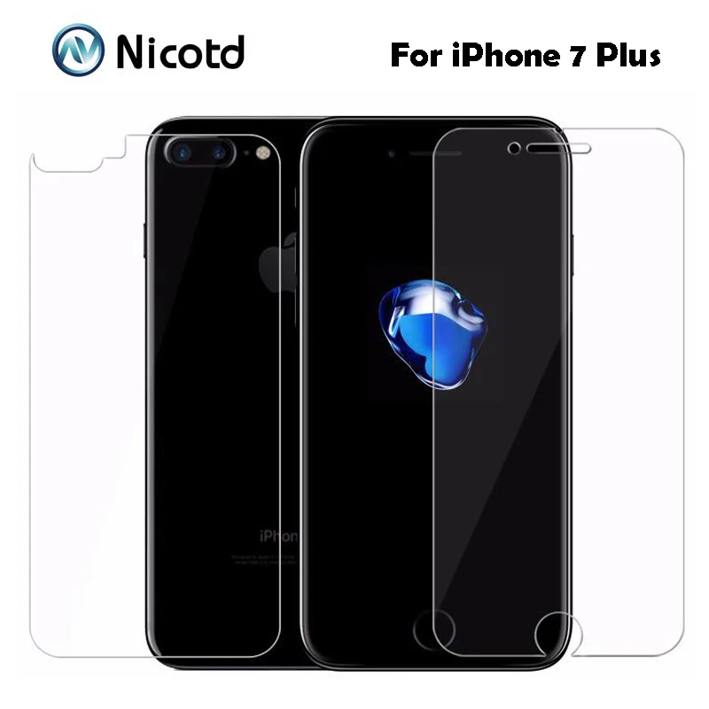  9 H 2.5D Vorne + Zurück Beschichtet Gehärtetem Glas Für iphone 6 s 6 7 8 plus Explosion Proof Bilds