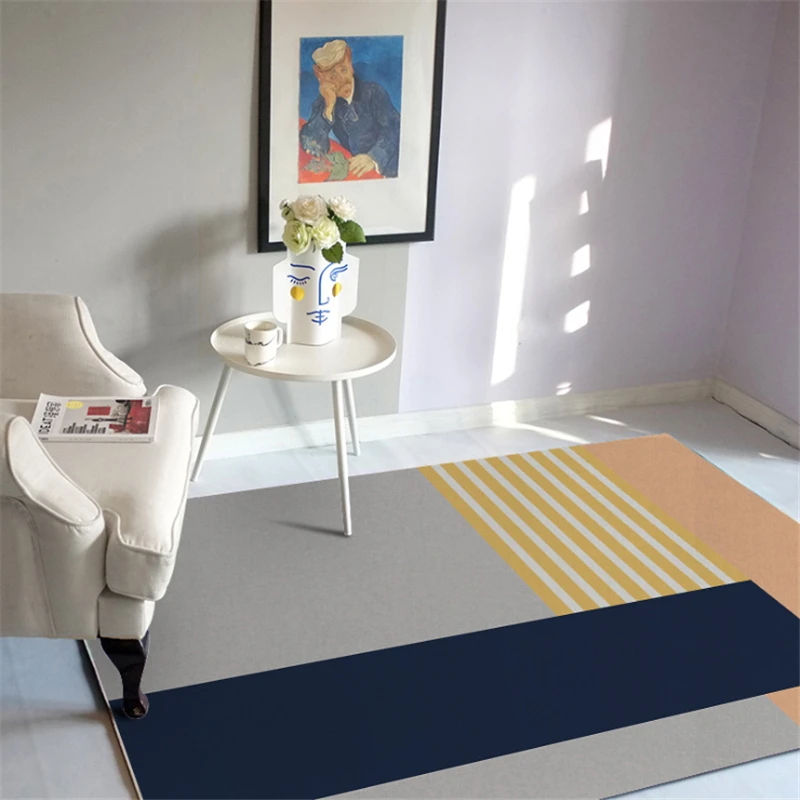Европейский стиль коврики и ковры для дома гостиная ковры геометрической формы для гостиной нескользящий кухонный коврик коврики напольный коврик