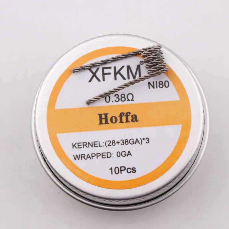 Новинка XFKM Ni80 ступенчатая Плавленая нагревательная катушка Clapton premium Colis Nichrome 80