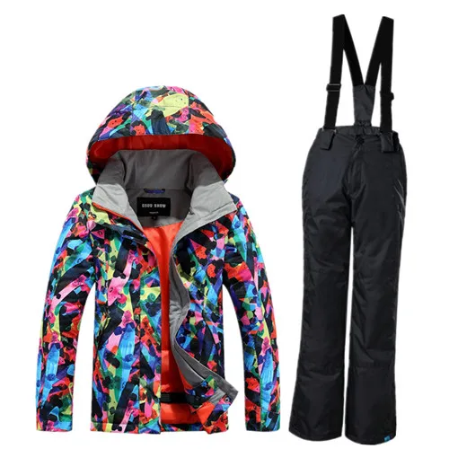 Girls Ski Suit Snowboard Jacket Pant Windproof Waterproof Outdoor Sport