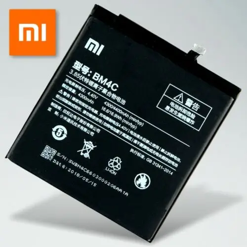

Sinbeda Battery For Xiaomi Mi Mix Battery Replacement 4400mAh BM4C Battery For Mi MIX High Capacity Cell Phone Spare Batteries