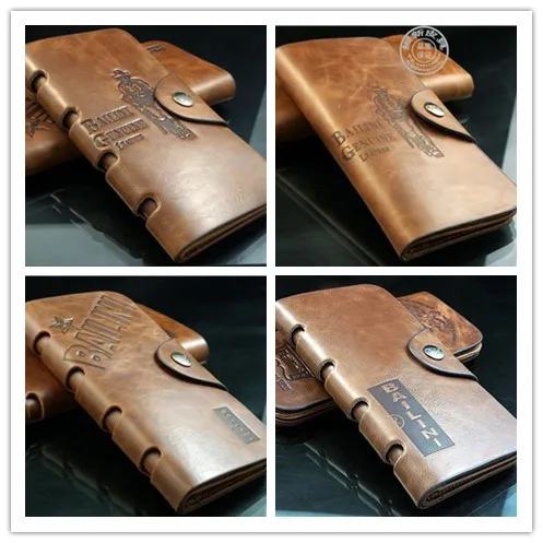 

free shipping 2016 fashion Antique wallets 501, Cowboy 3 holes wallets male PU leather purse MQB15