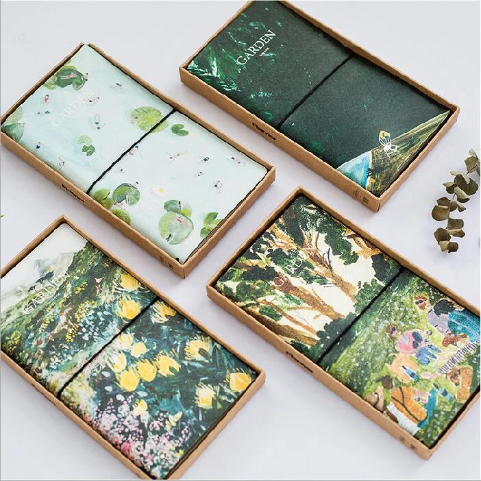 

Garden" Planner Agenda Notebook Study Scheduler Travel Journal PU Leather Art Style