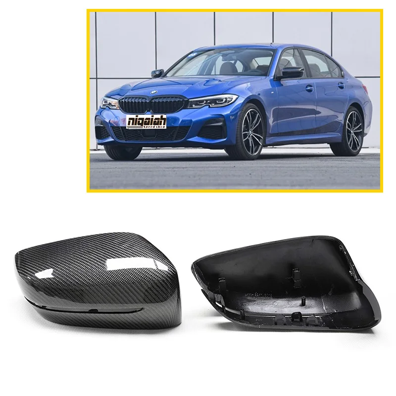 

LHD replace G20 TOP PU Carbon Protection Sticker Mirror Caps Carbon Side Mirror Cover for BMW new 3 series G20 2019