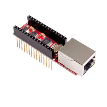 

10pcs/lot ENC28J60 Ethernet Shield V1.0 for compatible Nano 3.0 RJ45 Webserver Module