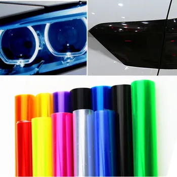 

Car-Styling 30cmX100cm Auto DIY Light Headlight Taillight Tint Vinyl Film Lamp Stickers Brake Light Car Accessories Car Styling