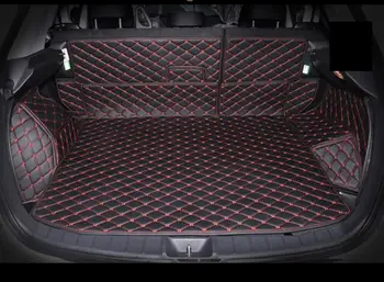 

fiber leather car trunk mat for mitsubishi asx Outlander Sport RVR 2010 2011 2012 2013 2014 2015 2016 2017 2018 car accessories