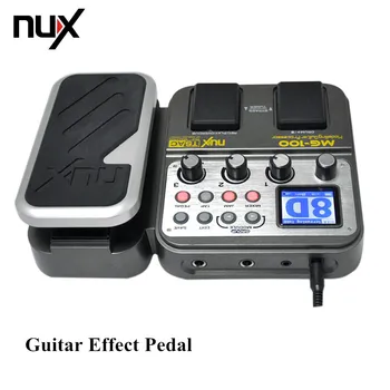 

High Quality NUX MG-100 Modeling Guitar Processor Guitar Effect Pedal Drum Tuner Recorder 58 Effect 72 Preset Multi-function