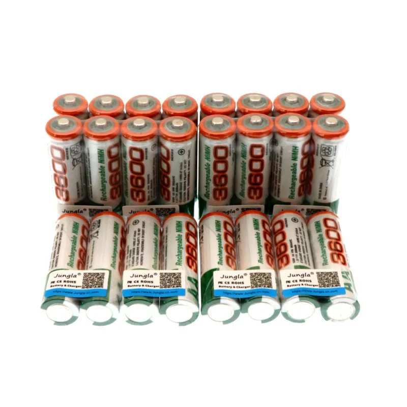 Новые 4~ 20 шт/lote 1,2 V AA 3600mAh NI MH предварительно заряженные аккумуляторы NI-MH перезаряжаемые AA3600 игрушки камера микрофон