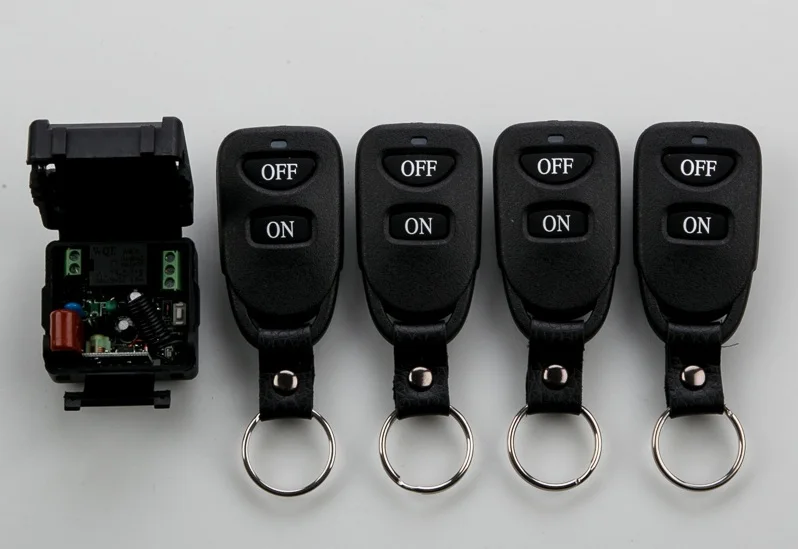 

AC220V 1CH 10A RF Wireless Remote Control Switch System teleswitch 315/433 MHZ Transmitters + Receiver, Latch/Momentary/Toggle