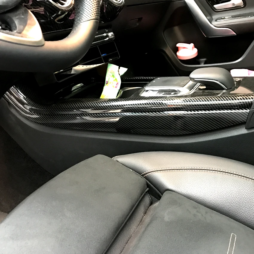 Боковая декоративная отделка консоли наклейки для Mercedes Benz A CLA Class W177 C118 A180 A200 A220