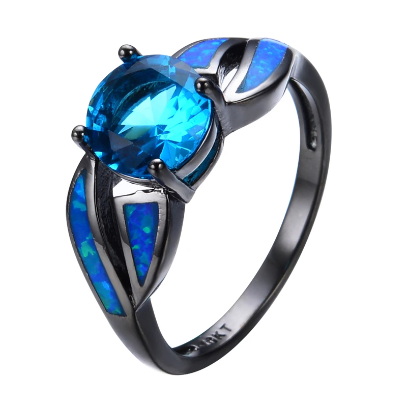 Ocean Fire Opal Ring Ocean Fire Opal Ring