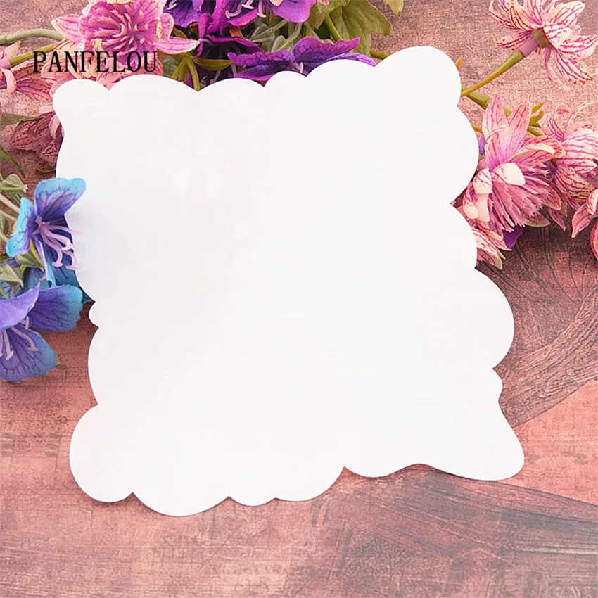 

Cloud background scrapbook stencils spray plastic mold shield DIY cake hollow Embellishment printing lace ruler valentine