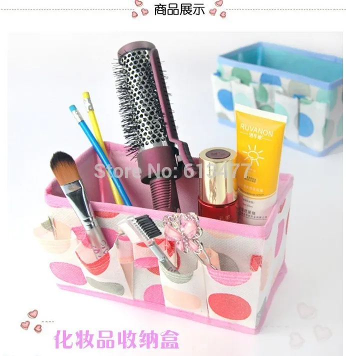 

Make up jewelry foldable storage comestic boxes bins holder for bra,underwear,necktie,socks container case,shoes1pcs/lots SB03