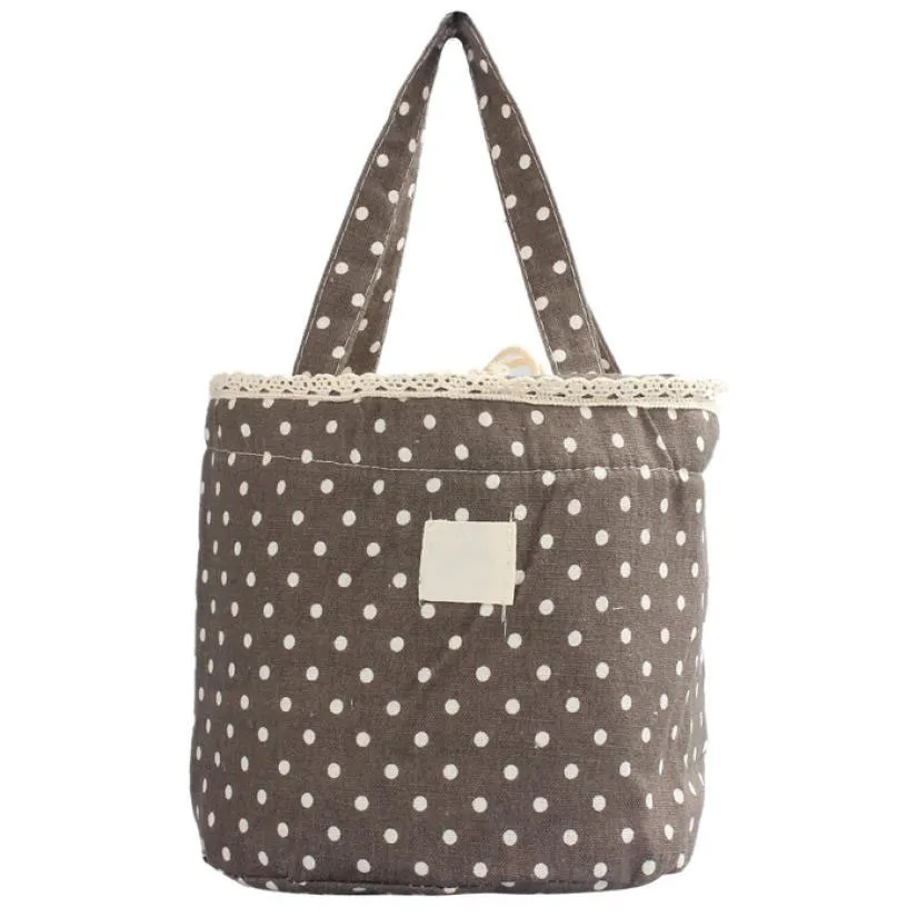 

Cute Printing Drawstring portable Lunch Bag Thermal Insulated Box Tote Cooler Bag Bento Pouch Lunch Storage Case dropshipping315