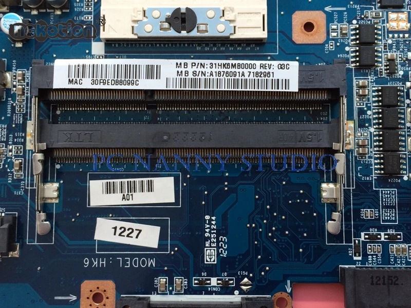 PCNANNY A1876091A DA0HK6MB6G0 MBX-268 for SVE14118FXW SVE14 SVE141L11T SVE141D11L Motherboard Mainboard S989 HM76 HD Graphics | Компьютеры