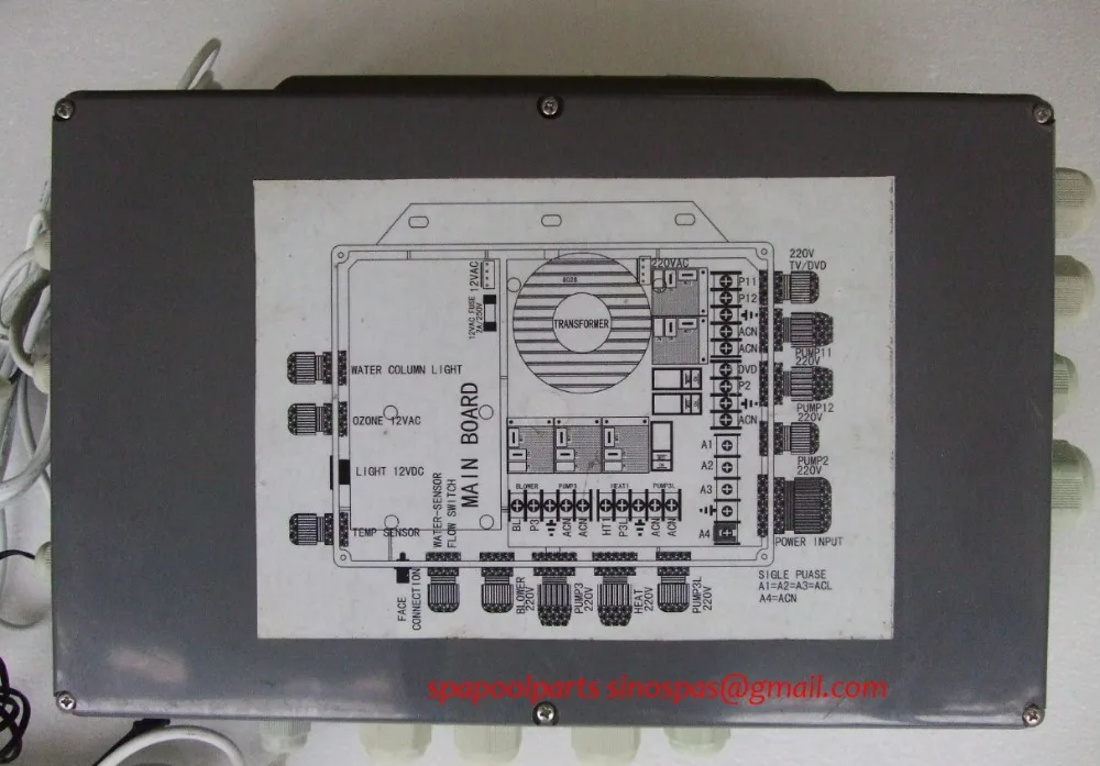Набор роскошных спа-контроллеров, блок питания и контроллер горячей ванны, подходит для JAZZI, J& J, обслуживание спа, kingston и так далее