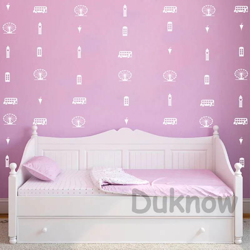 London Icons Vinyl Sticker Home Decor