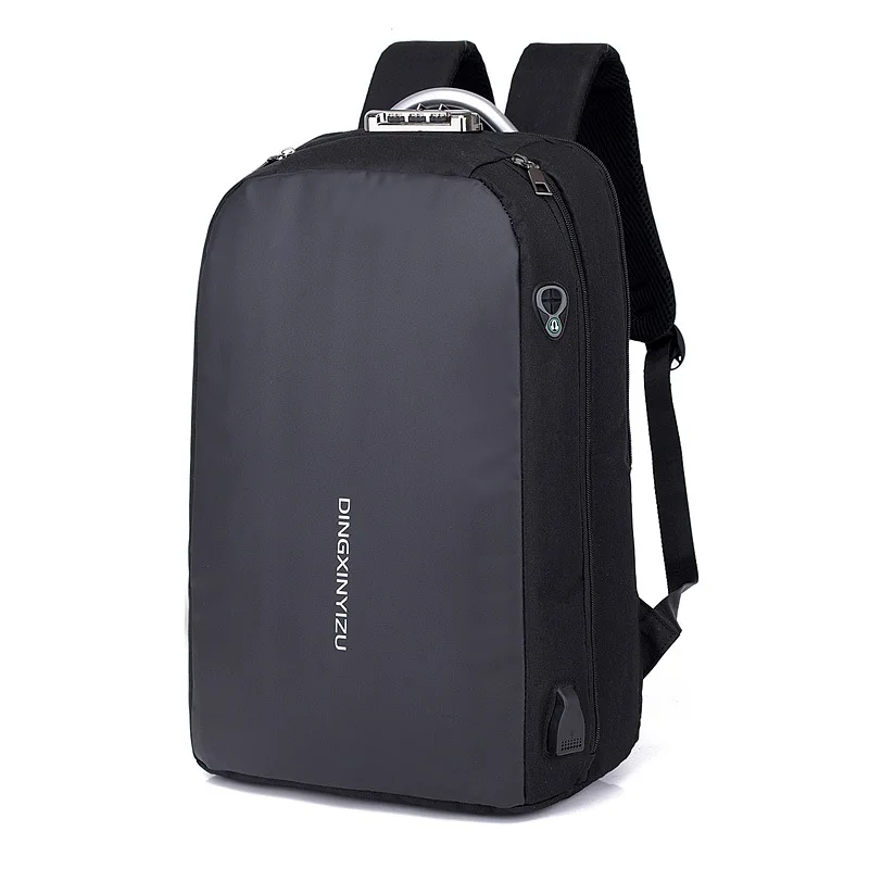 BERAGHINI hombres mochila de carga USB Anti-robo Back Pack hombre portátil de plástico en la Escuela de moda bolsos de viaje mochila saco un dos mochila