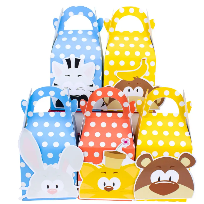 Animals Favor Box Candy Box Gift Box Birthday Party Supplies Decoration