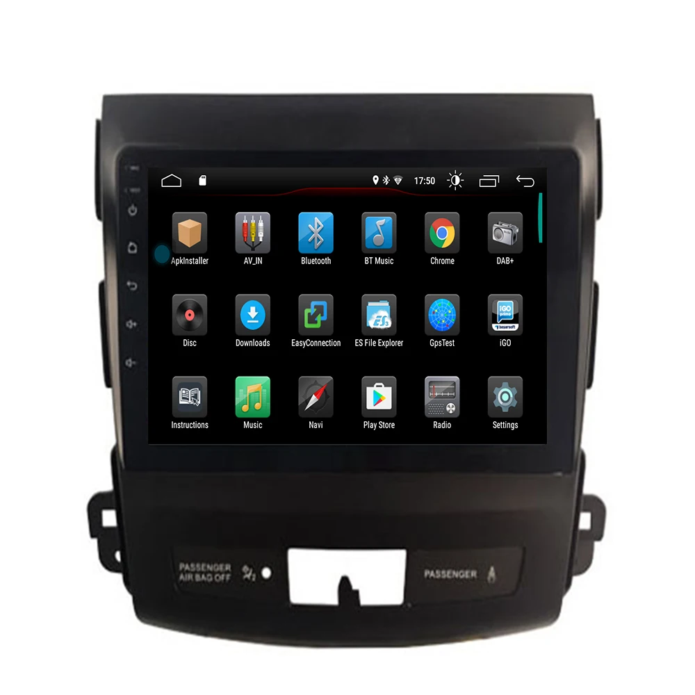 Best Android 9.1 Car DVD gps multimedia player For Mitsubishi Outlander xl 2 2005-2011 Car navigation radio video audio player 1