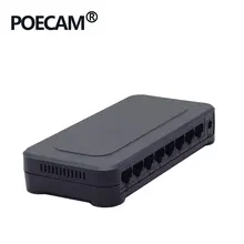 8 Порты и разъёмы 10/100 Мбит/с Fast сетевой коммутатор Ethernet подставка для концентратора компьютер Планшетные ПК компании Камера светодиодный Экран обмениваться данными