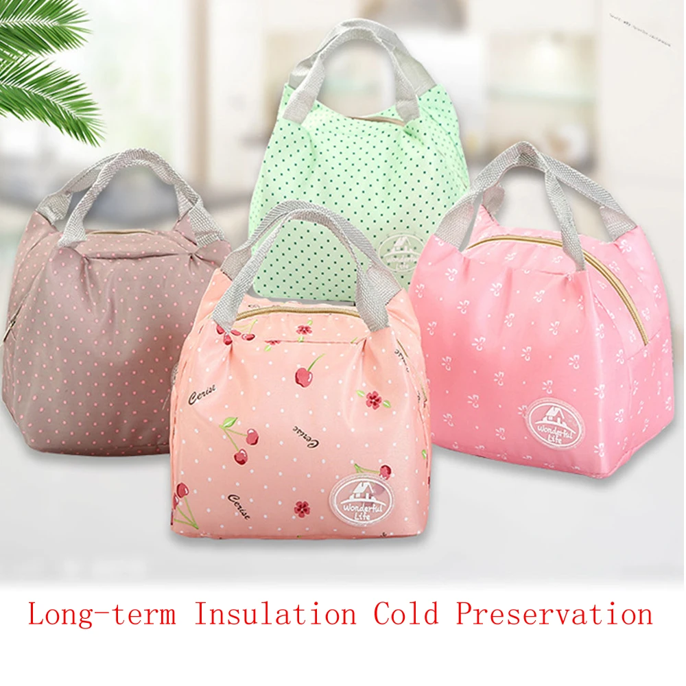 Portable Travel Thermal Insulated Cooler Bag Lunch Box Picnic Carry Tote Pouch