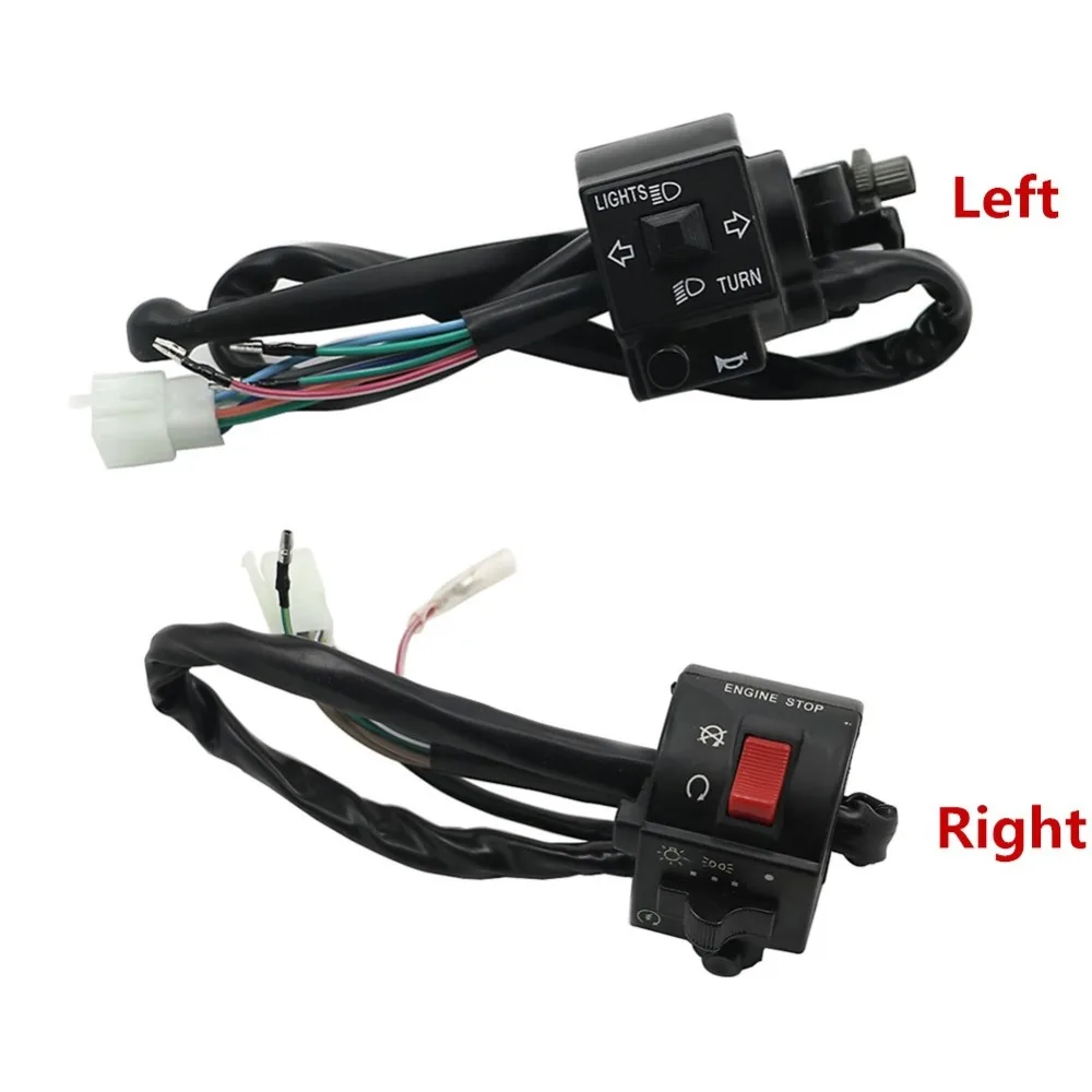Left Hand Handlebar Lights Indicators Horn Switch Clutch Lever for Suzuki GN125