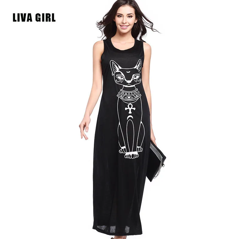 Женская Лето Maxi Dress 2017 Новый Дешевый Мода Элегантный Boho Вязание Рукавов Случайные