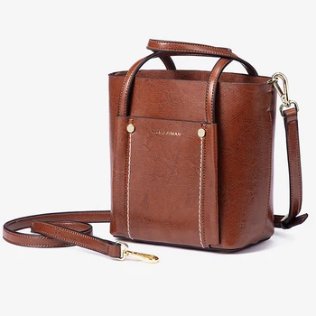 

Large Capacity Women Composite Bag Casual Tote Bags Female Shoulder Bag Genuine Leather handbags Handbags
