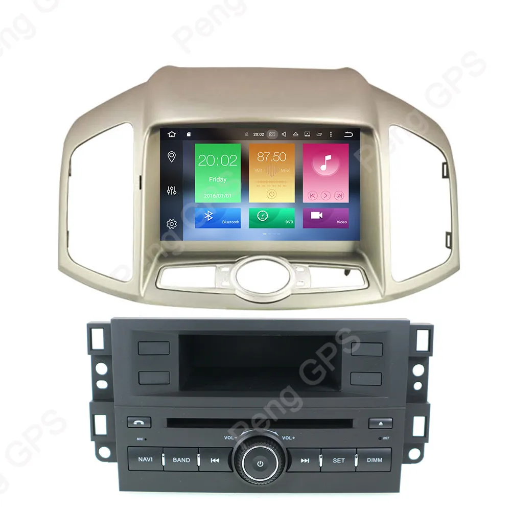 Best IPS Screen Car CD DVD Player 2 Din Android 8.1 GPS GPS Navigation for CHEVROLET CAPTIVA 2012 2013 2014 1080P HD Video Headunit 5