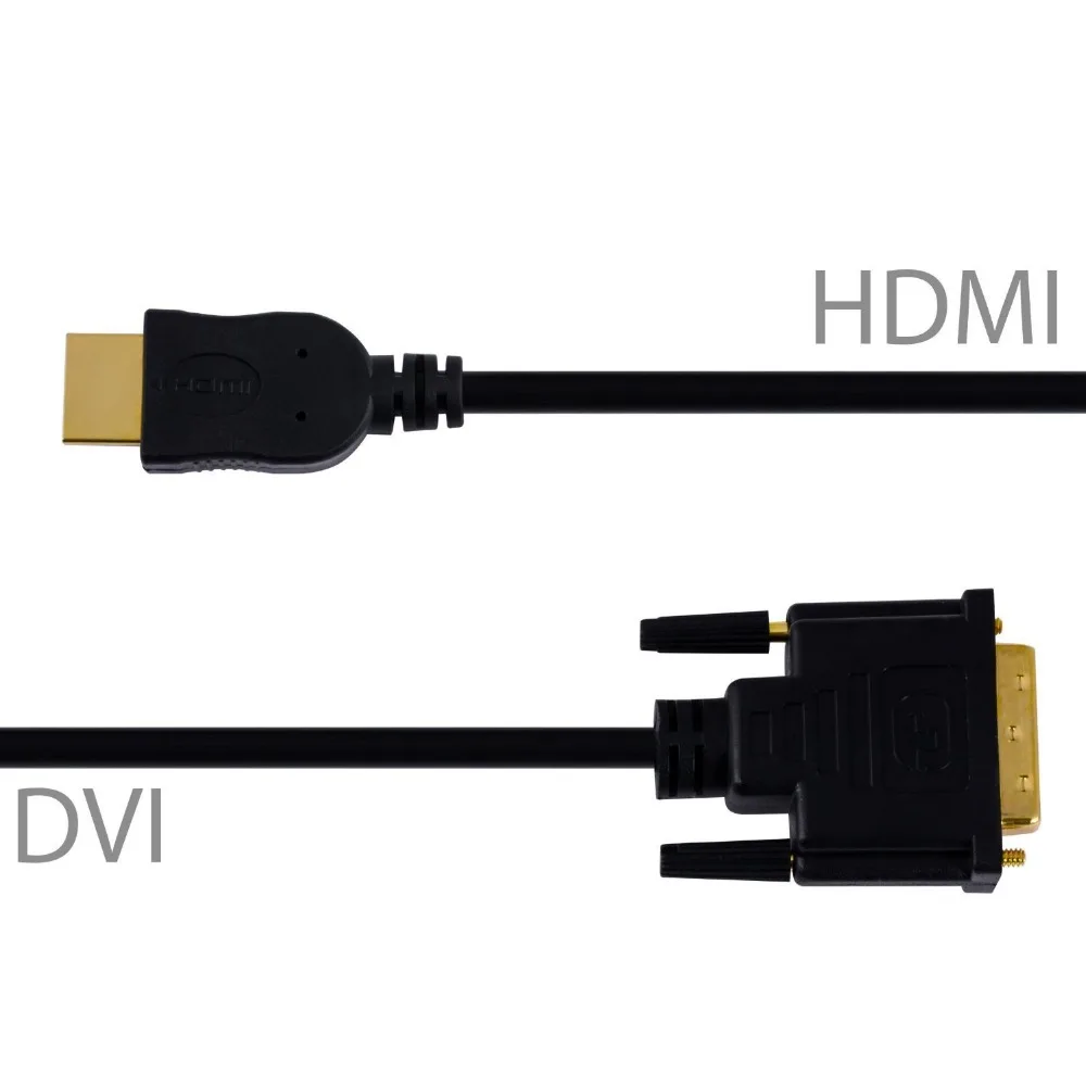 100 шт. 1 м 2 3 высококачественный кабель HDMI DVI D 24 + контактный Цифровой видеокабель