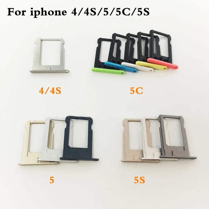 Micro Nano SIM держатель для карт Слот для iphone 5 S C 5C 5S 5G SE 5SE запасная часть SIM карта держатель для карт адаптер гнездо Apple